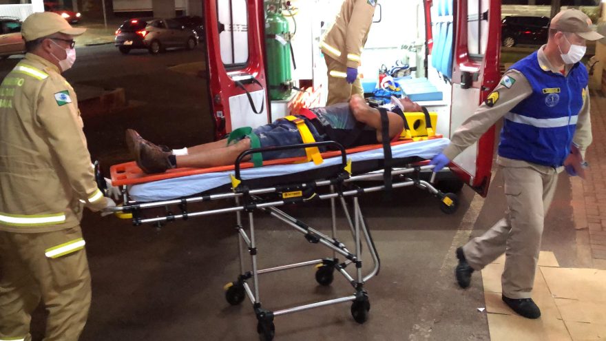 Homem cai de mobilete e fica ferido no Floresta