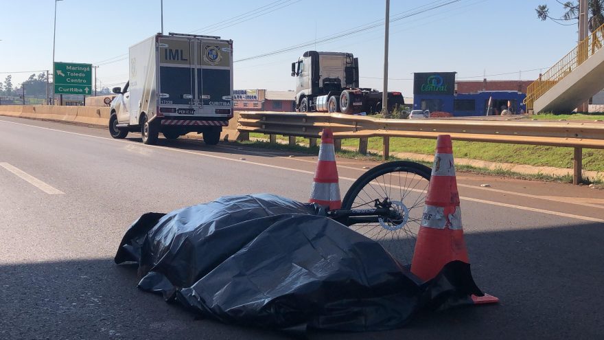 Ciclista morto na BR-277 é identificado como Luiz Carlos de Lima