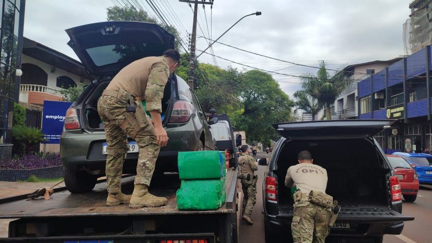 Cascavelense é detido pela ROTAM com 467 kg de maconha na PR-317
