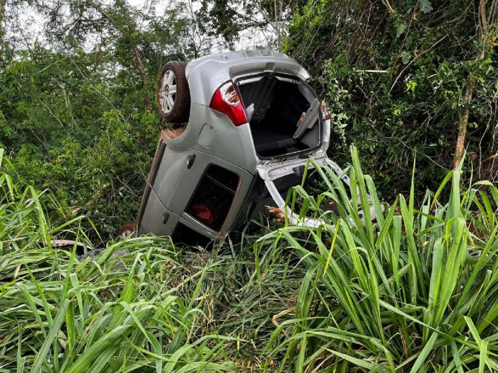 Condutora gestante sofre acidente de carro entre Nova Santa Rosa a Novo Sarandi