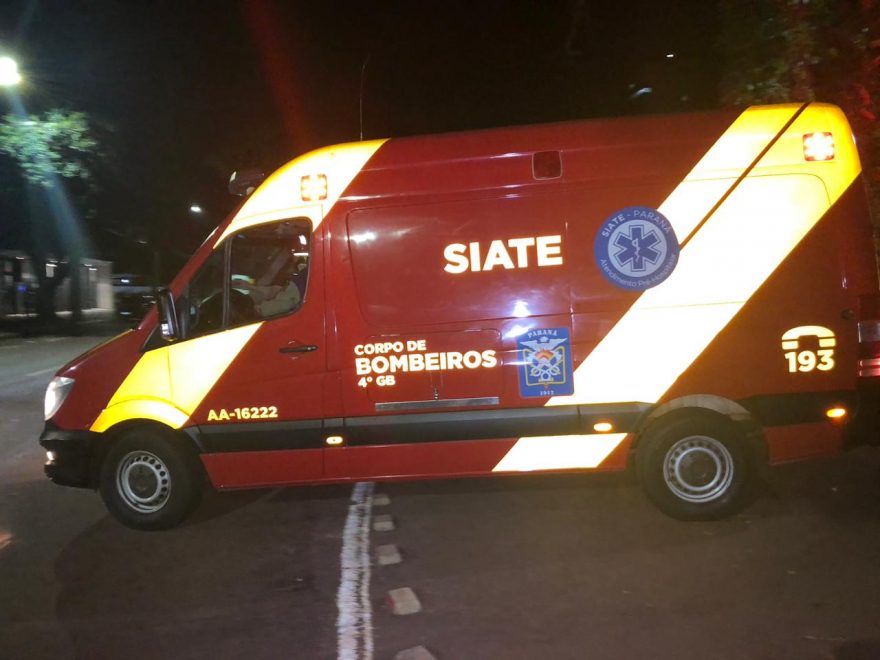 Mulher fica ferida em acidente na Rua Londrina no Centro