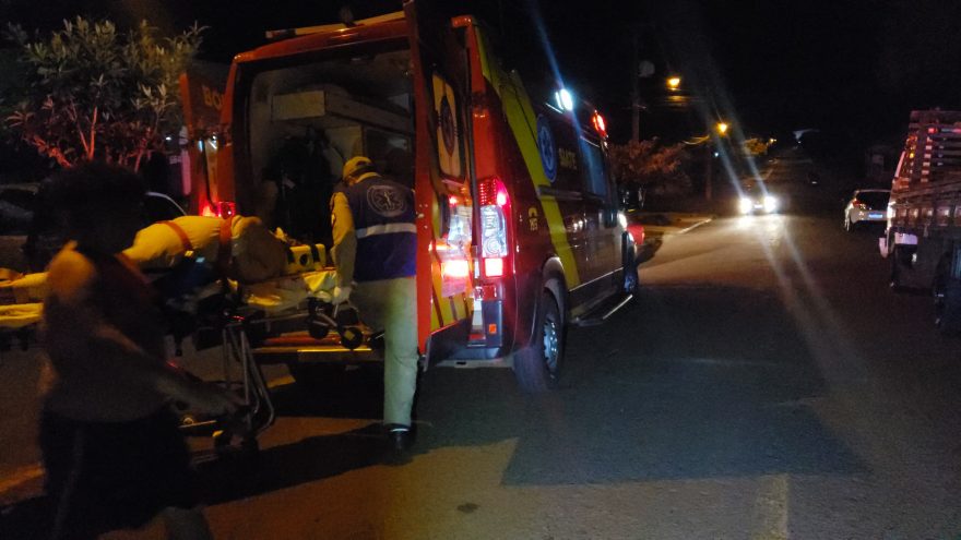 Homem fica ferido ao sofrer queda na Rua Brasília