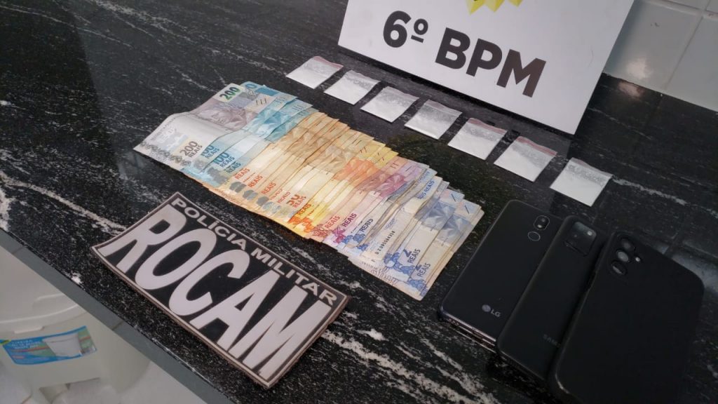 Dono de bar é detido em flagrante com porções de cocaína no bairro Esmeralda