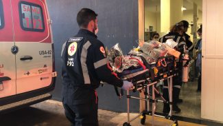 Sobreviventes de grave acidente na BR-369 são levados com urgência ao HUOP