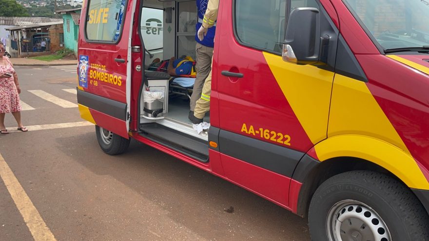 Idoso de 62 anos tem edema na cabeça após cair de bicicleta no Cascavel Velho