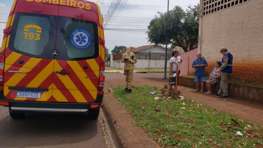 Siate é acionado para atender idosa que sofreu queda no bairro Nova Cidade