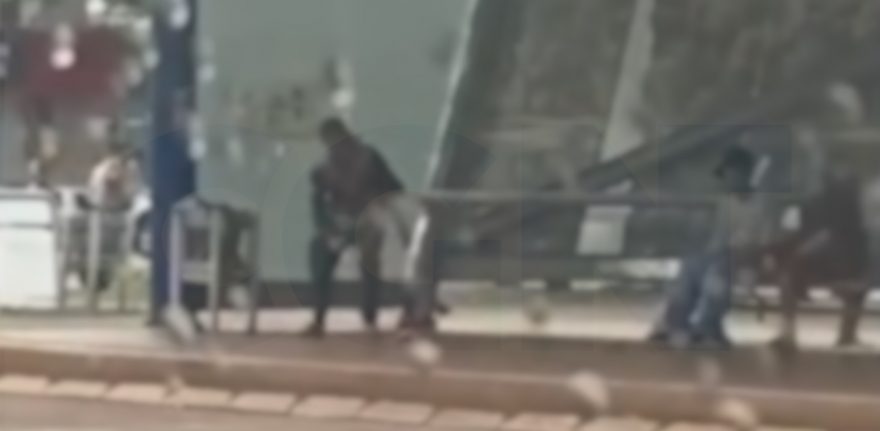 Imagens mostram jovem e adolescente pouco antes de serem abordados com drogas