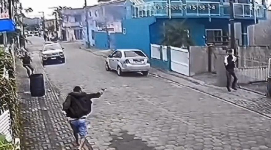Troca de tiros entre policial à paisana e suspeito de tráfico é registrada em Navegantes, Santa Catarina