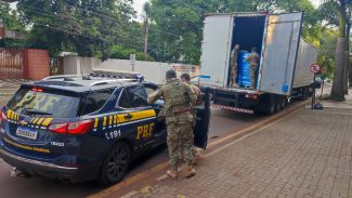 Caminhão carregado com maconha é apreendido pela PRF