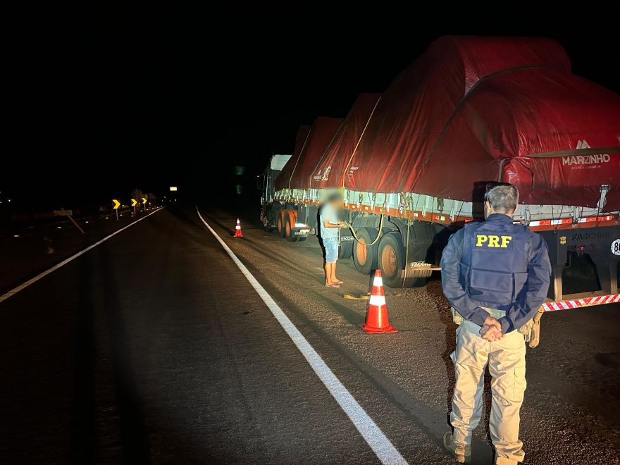 Irresponsabilidade: condutor de carreta é detido após colocar em risco motoristas na BR-369