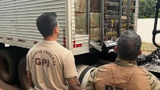 Carreta apreendida estava com quase 2 toneladas de maconha escondida em fundo falso