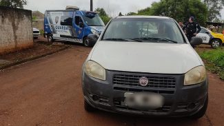 Veículo é recuperado após assalto violento no Cascavel Velho