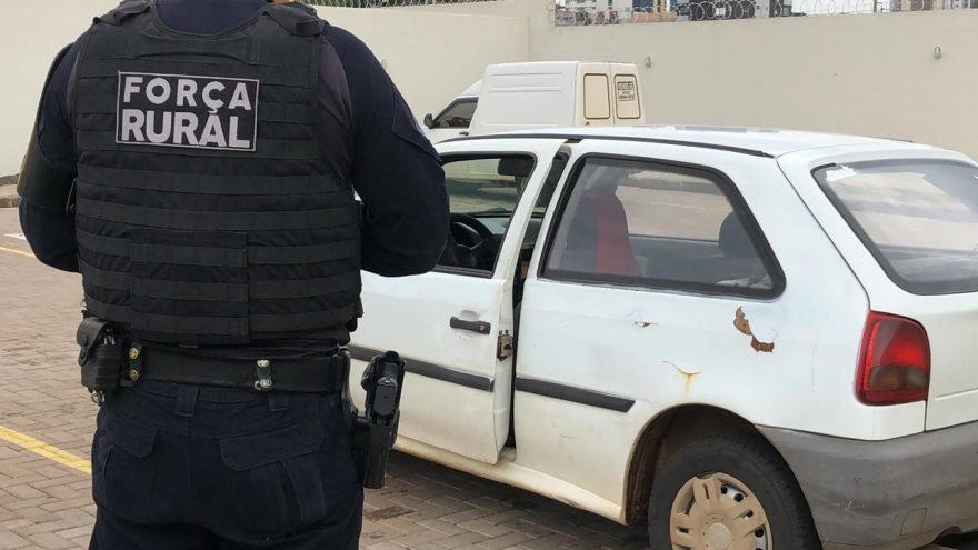 Força Rural da Guarda Municipal recupera Gol com indicativo de furto