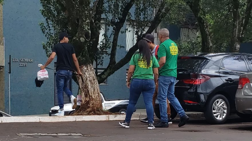 CGN flagra ladrões fugindo após furto na Havan do Centro