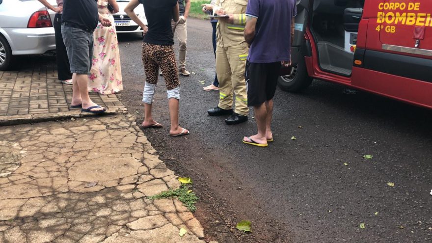 Bombeiros são acionados para atender bebê que caiu no Floresta