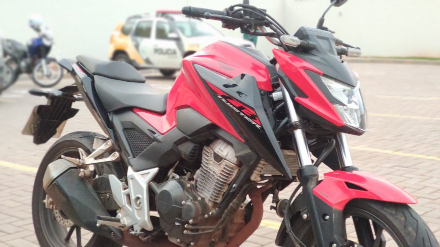 Motocicleta furtada no Santa Felicidade é recuperada em Lindoeste
