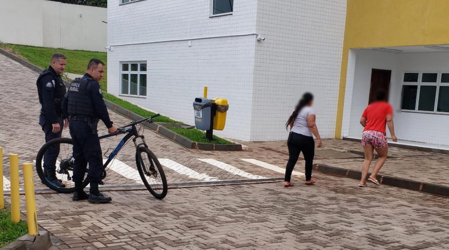 Bicicleta furtada por cima de muro no Veredas é recuperada pela Guarda Municipal