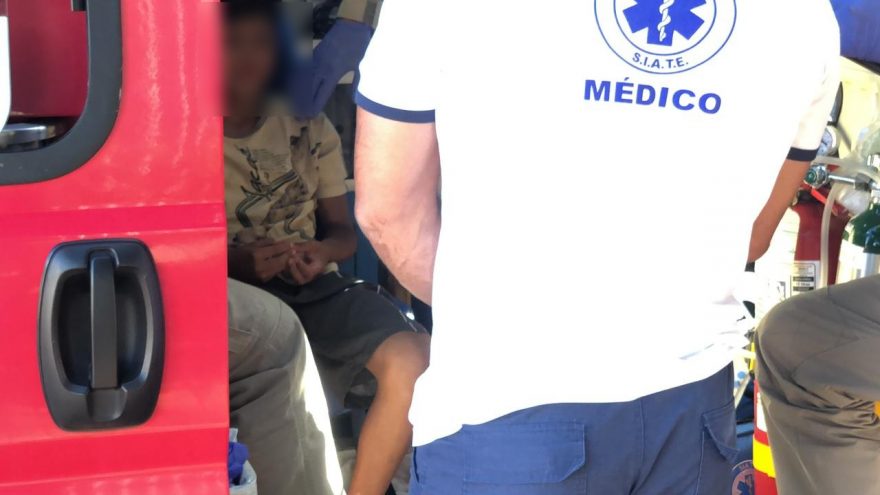 Menino desmaia ao sofrer queda de árvore no Santa Cruz