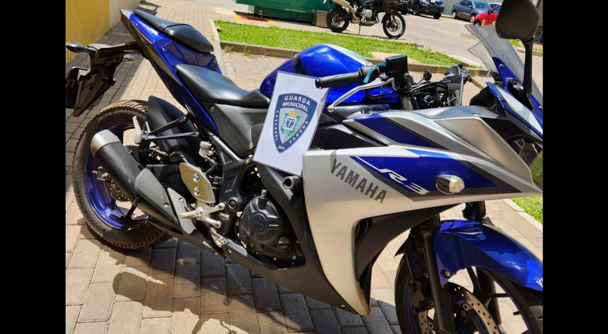 Motocicleta furtada no Bairro Santa Felicidade é recuperada pela GM