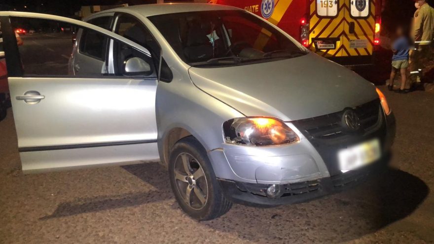Gestante fica ferida em acidente na Rua Medianeira no Cataratas