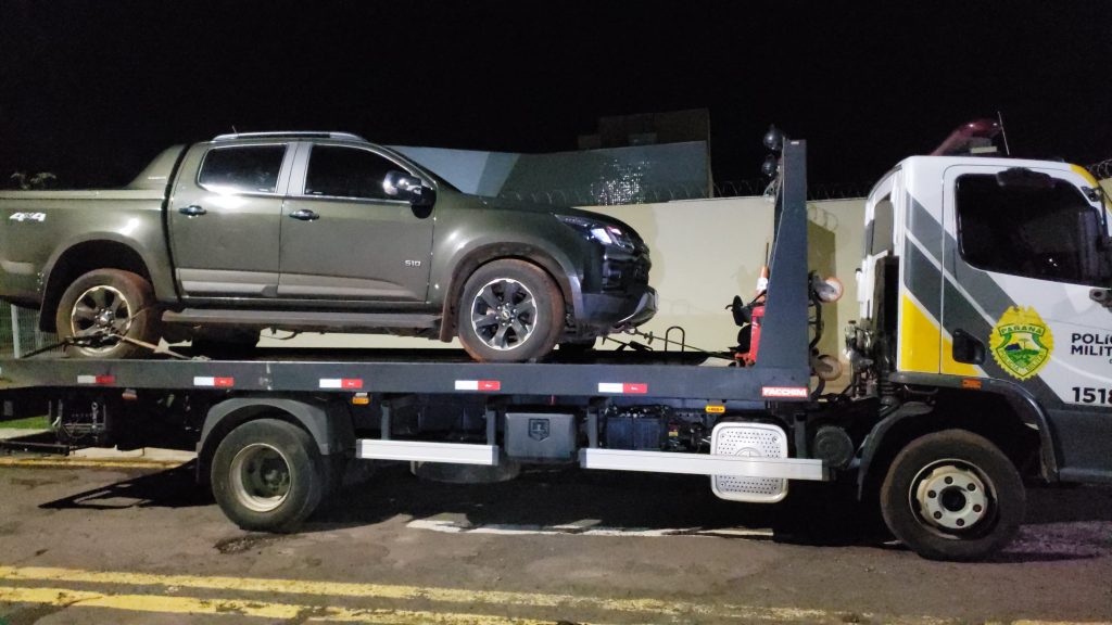 Assaltantes roubam S-10 e fazem mulher refém em Capitão, mas são capturados pela PM em Lindoeste