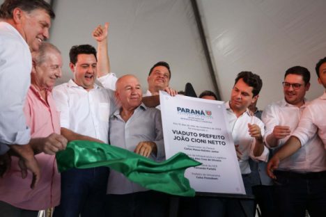 Governador entrega obras no Trevo Gauchão e a duplicação da PR-323 em Umuarama
