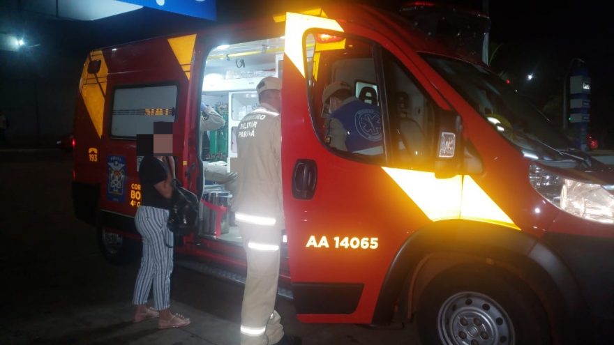 Motociclista fica ferido em acidente na esquina das ruas Europa e Panamá