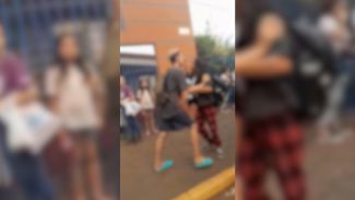Vídeo mostra suposta briga que terminou com dois adolescentes encaminhados à Delegacia de Cascavel