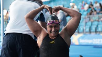 Nadadora Patrícia Santos fatura primeiro ouro do Brasil no Parapan