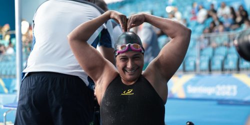 Imagem referente a Nadadora Patrícia Santos fatura primeiro ouro do Brasil no Parapan