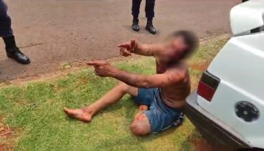 Imagem referente a Após fuga, GM detém suspeito de homicídio que havia sido espancado por populares