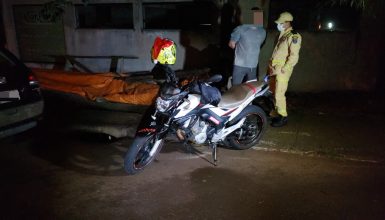 Imagem referente a Motociclista é socorrido vítima de descarga elétrica provocada por raio no Esmeralda