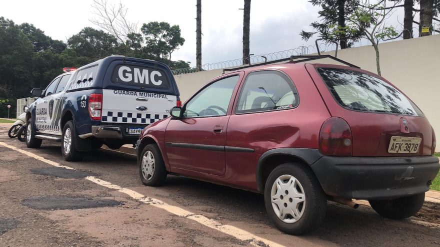 Corsa com alerta de furto é recuperado pela Guarda Municipal