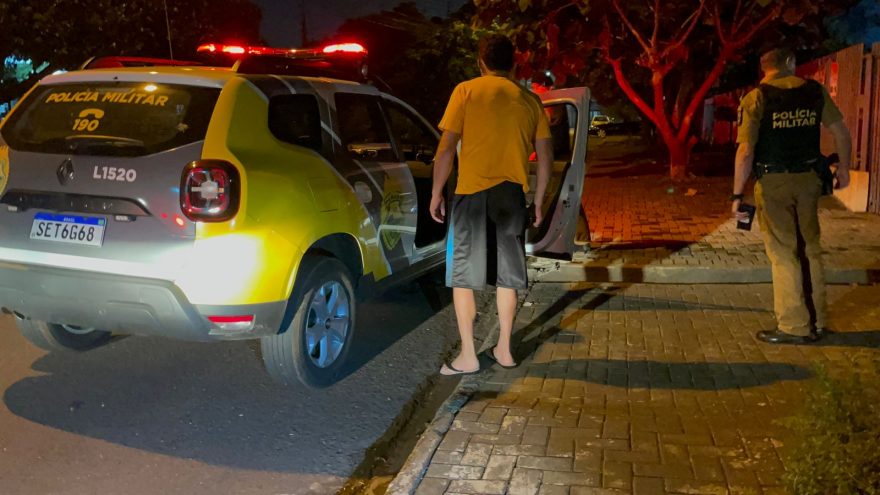 Homem que agrediu companheira na rua Suína é preso pela PM