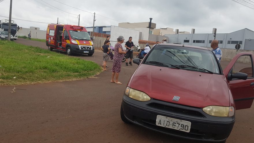 Biz e Palio se envolvem em colisão no Jardim Clarito e Siate é acionado