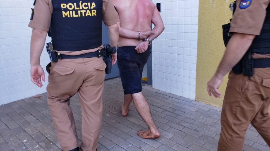 Homem é preso por agredir com socos a esposa no Brasmadeira