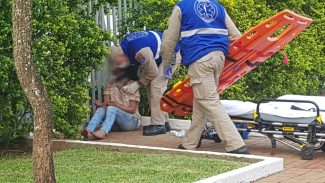 Mulher é socorrida após ser agredida em tentativa de estupro no Cancelli