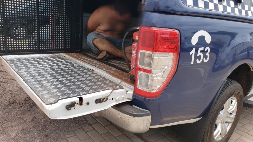 GM acompanha rastreamento de celular furtado e detém suspeito no Centro de Cascavel