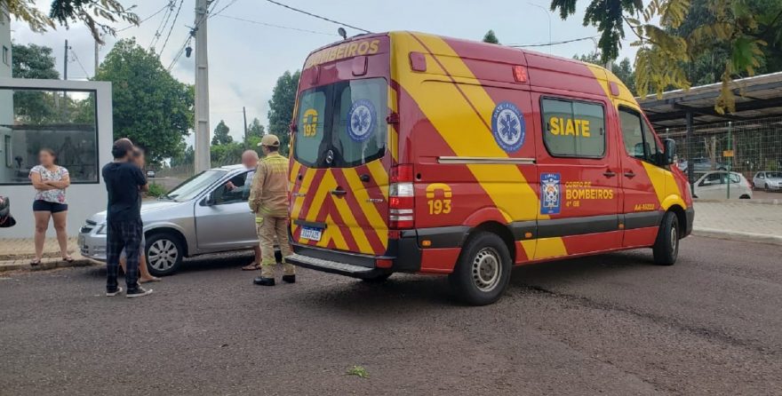 Motociclista fica ferido em acidente no bairro Esmeralda