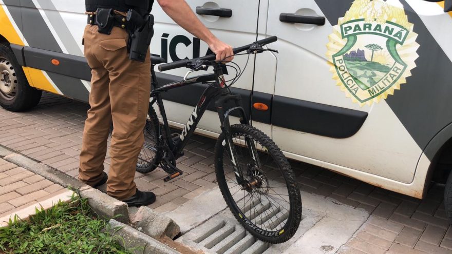 Polícia Militar recupera bicicleta furtada