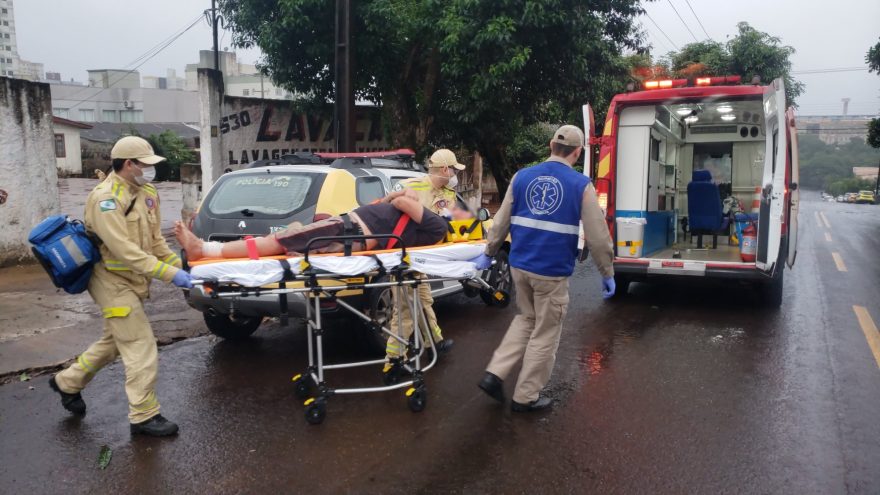 Briga de família termina com homem agredido na rua da Bandeira