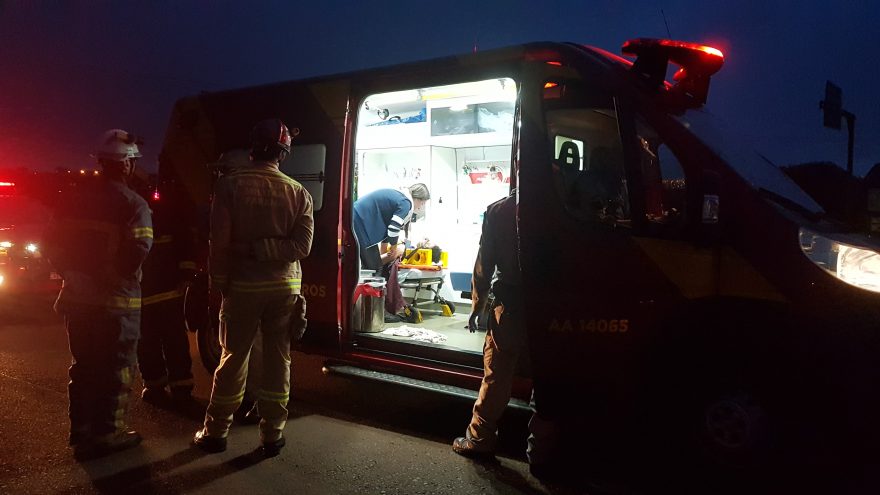 Capotamento é registrado na rodovia BR-467, em Cascavel