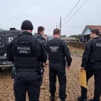 Polícias fazem megaoperação contra organização criminosa no Sudoeste do Estado