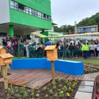 Sanepar inaugura primeiro Jardim de Água e Mel em parceria com Colombo
