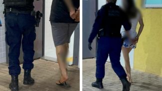 Casal que teria ajudado em fuga de foragido é preso com arma de fogo