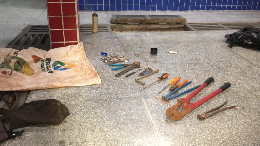Guarda Civil Patrimonial evita furto de fios em CMEI no bairro Santa Cruz