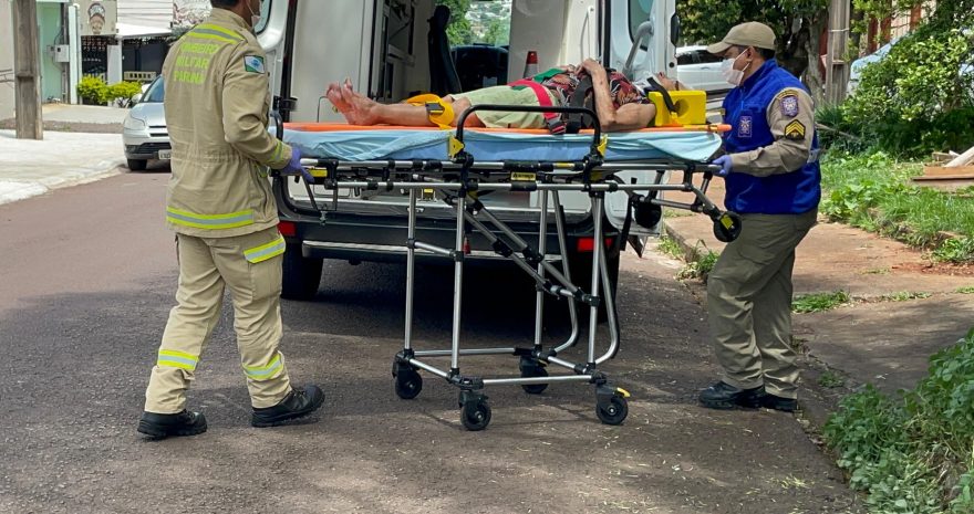 Idosa sofre contusão no crânio ao cair em residência no Alto Alegre