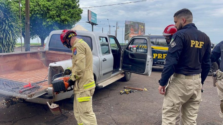 PRF apreende pasta base de cocaína em Santa Terezinha de Itaipu