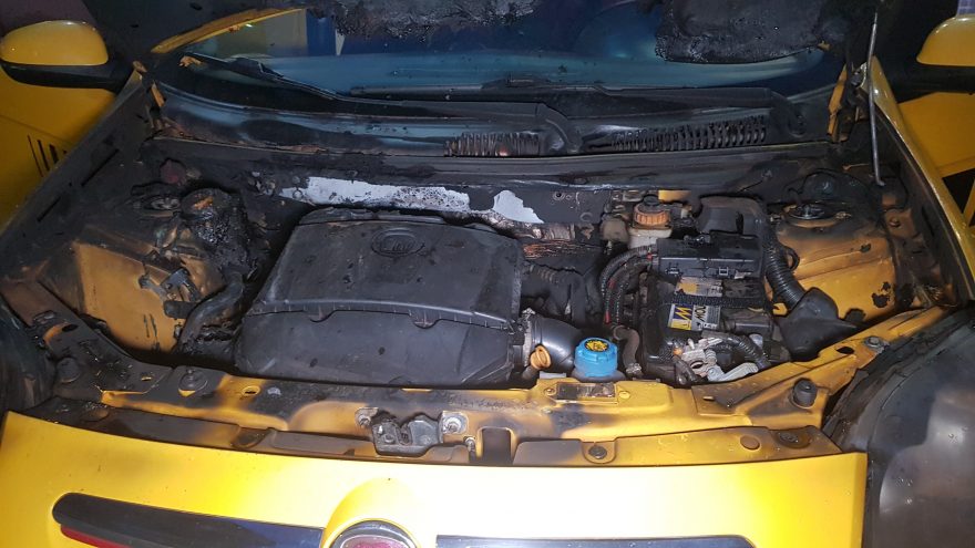 Motor de Palio Sporting pega fogo e mobiliza Corpo de Bombeiros
