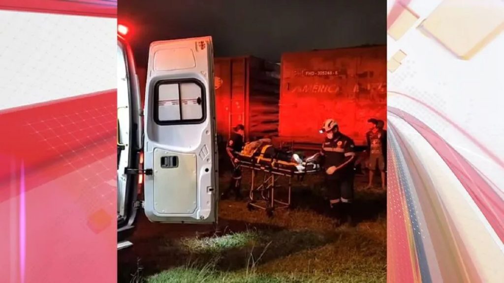 Homem fica ferido após ser atropelado por trem em Arapongas